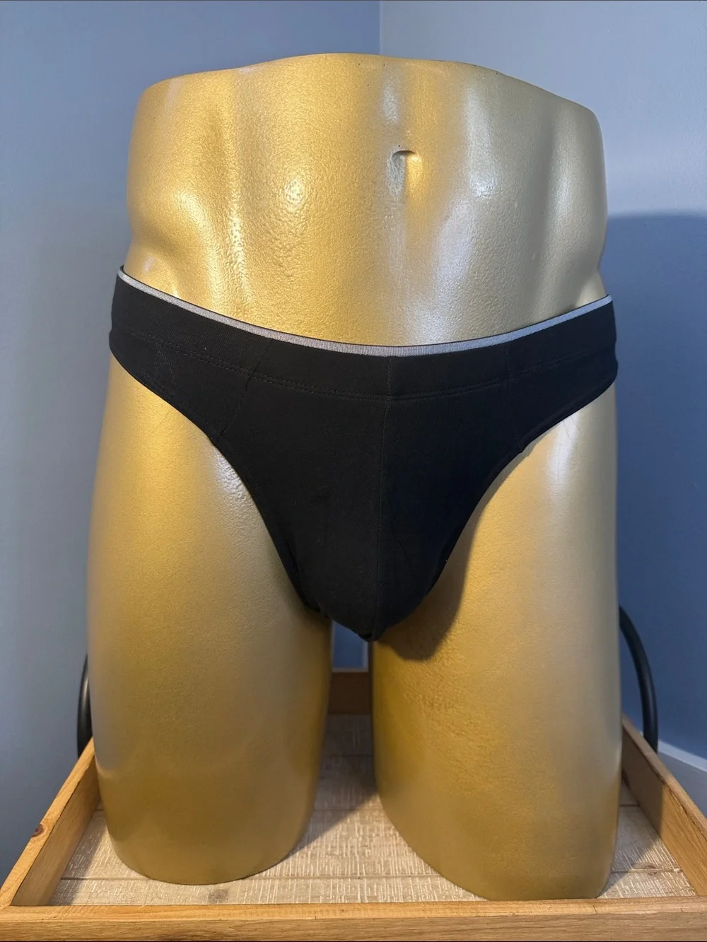 Jockey Black Thong NEW Small